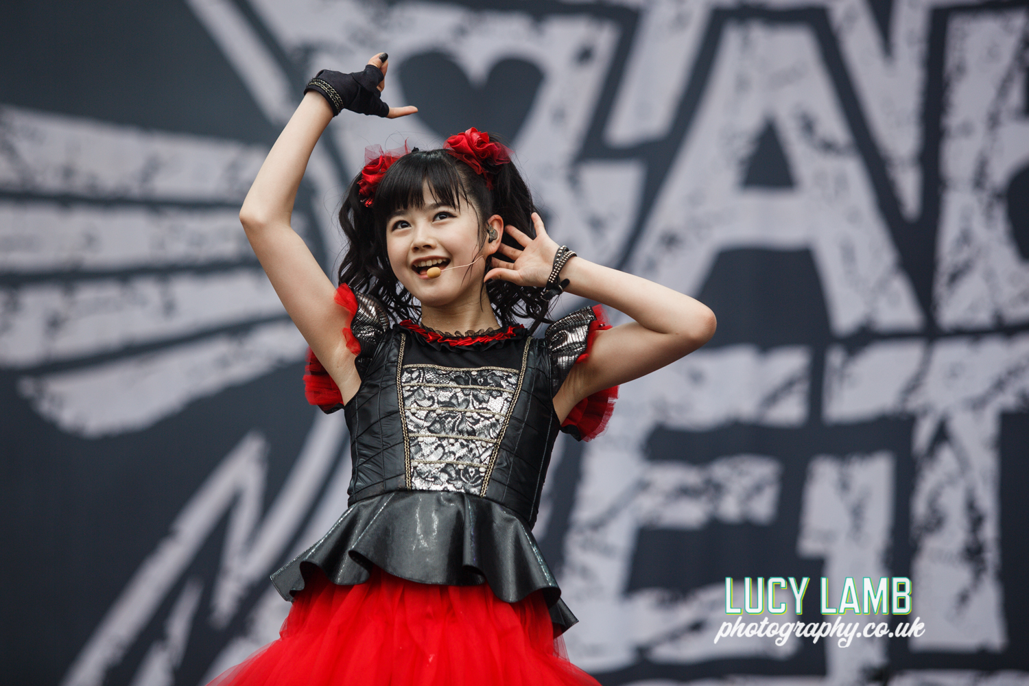 Babymetal performing live - by Lucy Lamb
