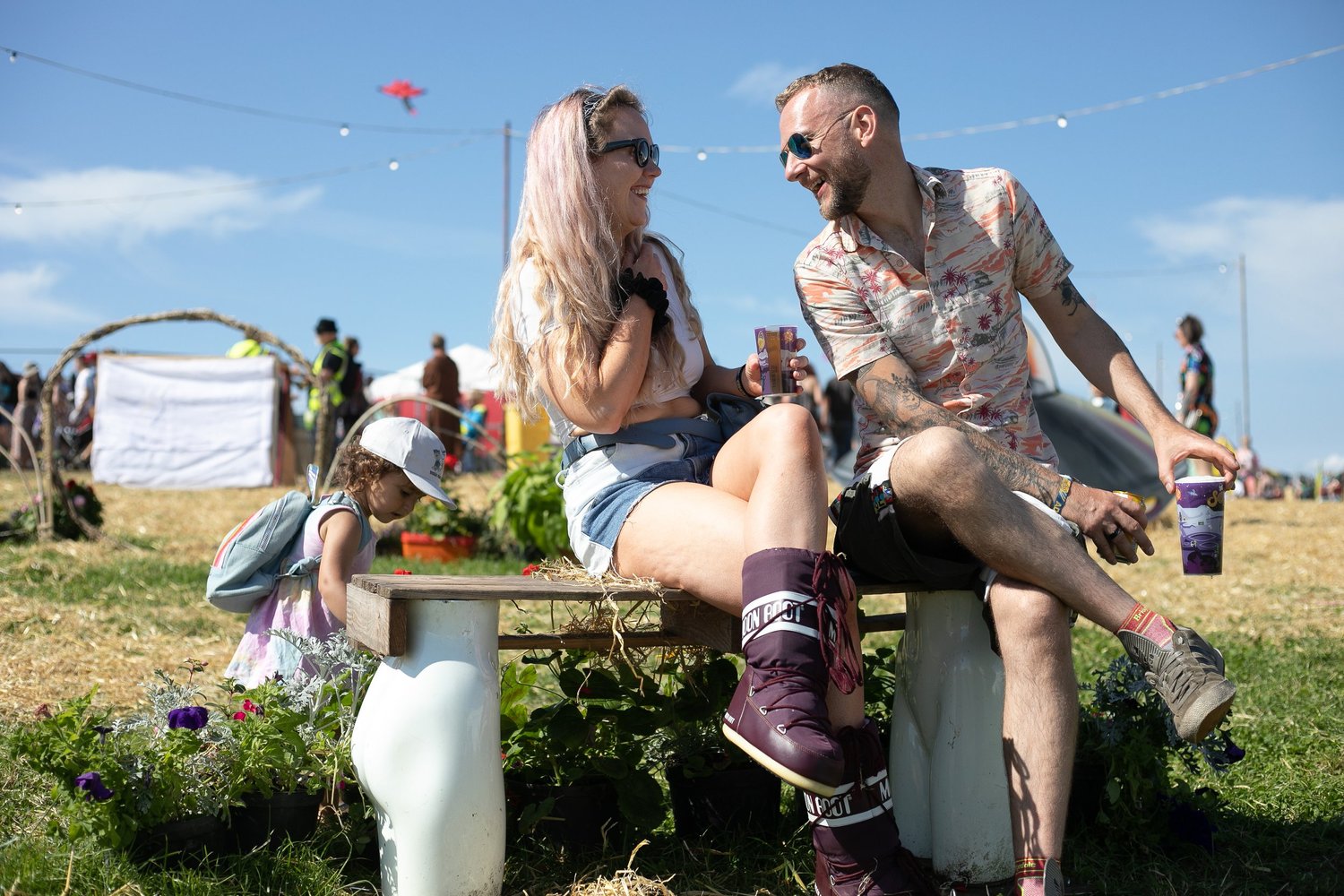 Hannah and Mike at Solfest 2022
