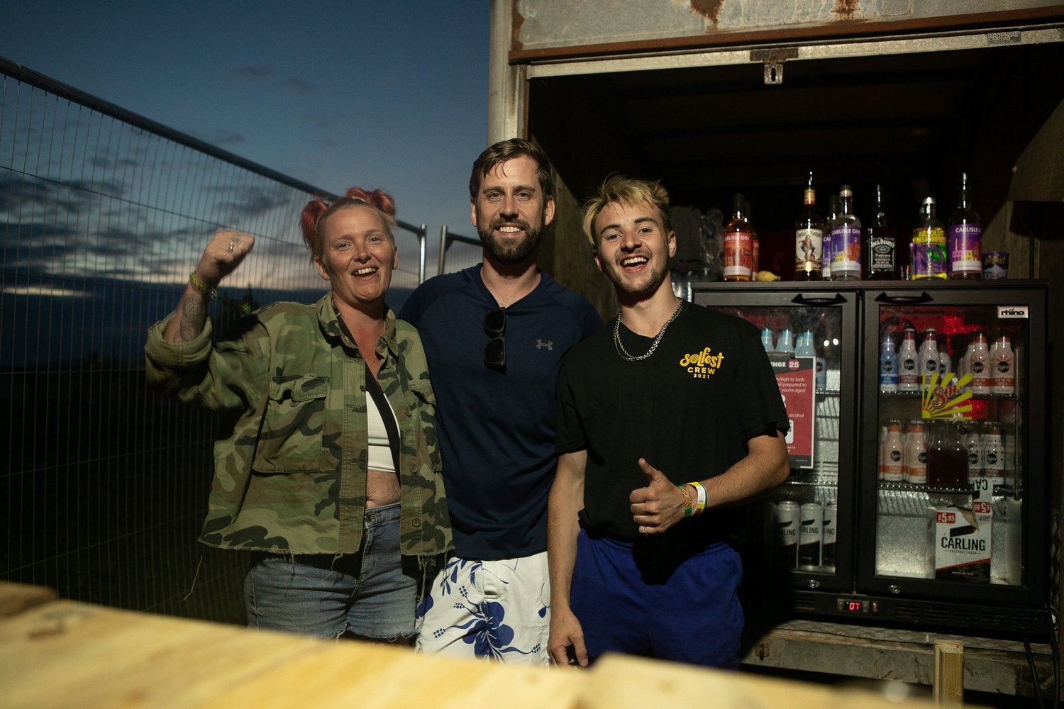 Ethan and the Hive Bar crew at Solfest 2022